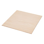 Paquete de 30 hojas de madera de abedul sin terminar de 12 x 12 x 1/8 pulgadas - 3 mm de grosor, ideal para manualidades.