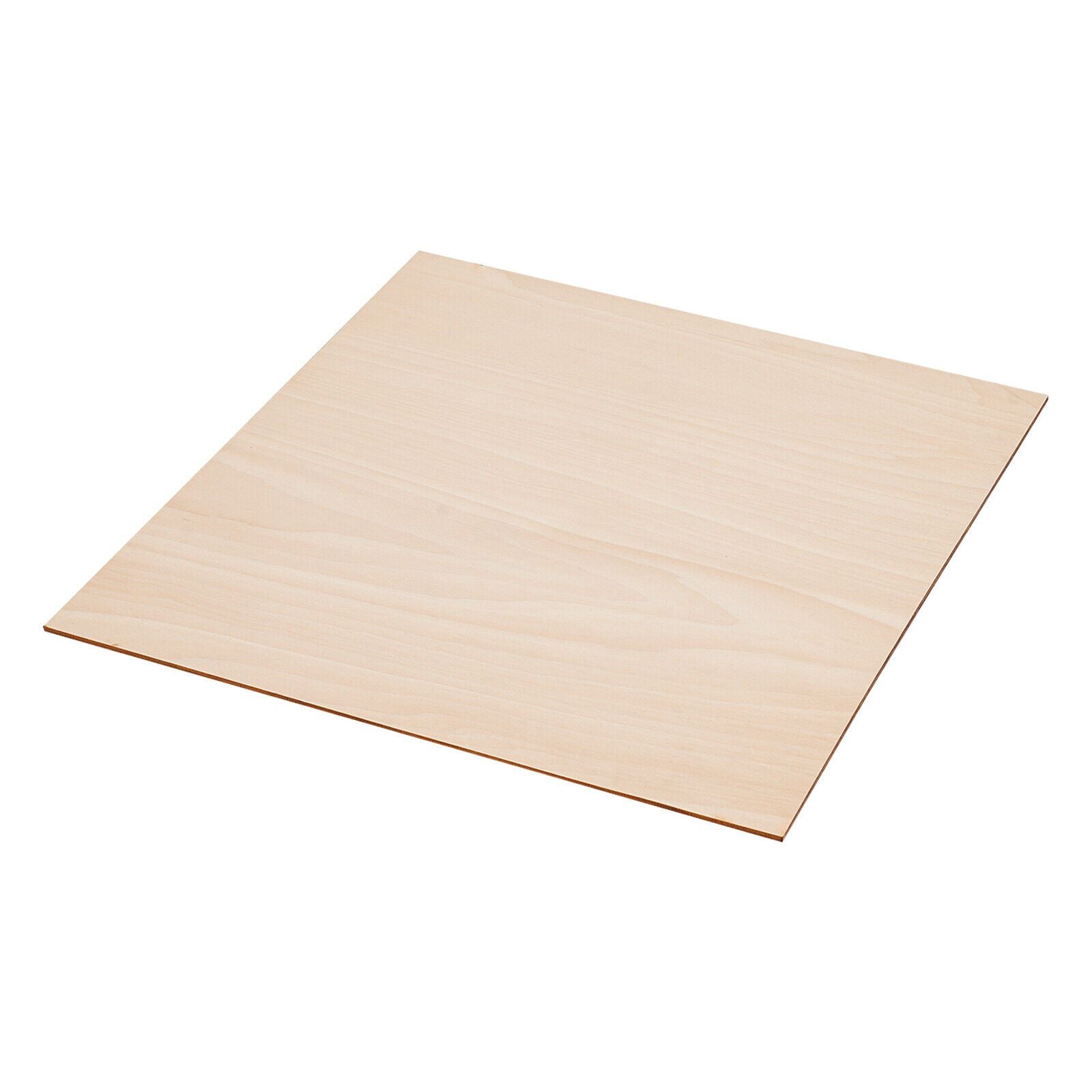 Paquete de 30 hojas de madera de abedul sin terminar de 12 x 12 x 1/8 pulgadas - 3 mm de grosor, ideal para manualidades.
