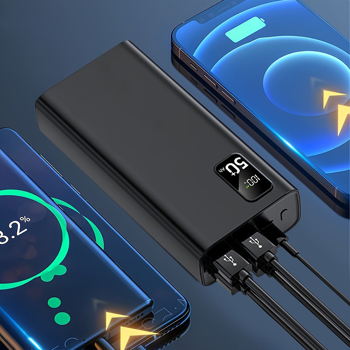 Power bank para carga durante viajes y uso diario | 50,000mAh