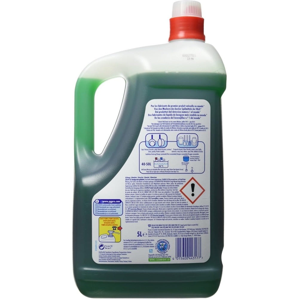 Fairy Professional Original - Líquido lavavajillas a mano 5 litros - Pack de 2 (Total 10 litros)