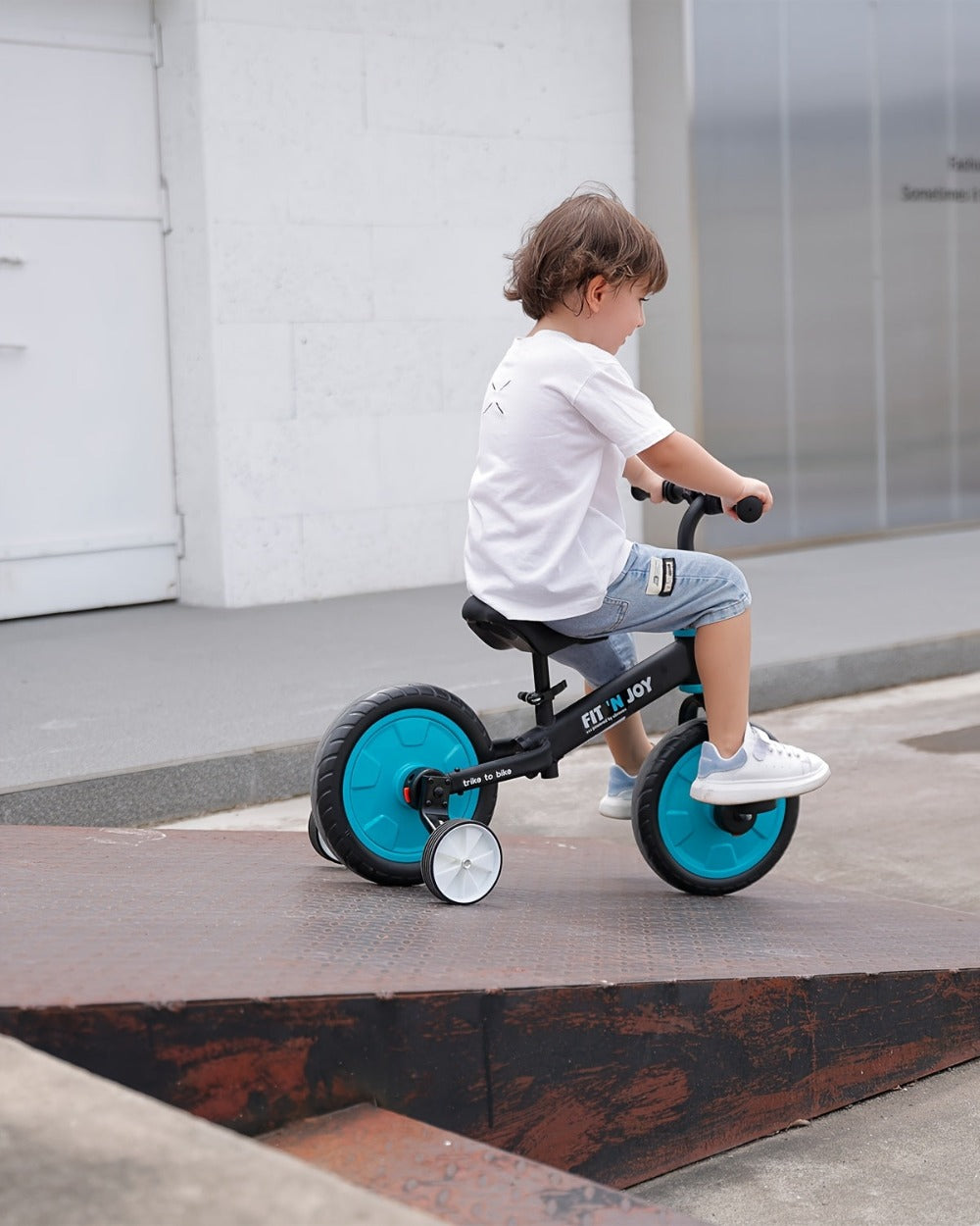 UBRAVOO Fit 'n Joy Bicicletas Infantiles, Bicicleta de Equilibrio 4 en 1 para Niños con Pedales y Estabilizadores, Bicicleta de Triciclo a Bicicleta para Niños y Niñas de 2 a 5 Años