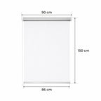 Persiana Térmica • BLANCA • 32 Tamaños • BOJANEK TERMO • Soportes Ajustables • Instalación en Ventana Sin Taladro • Mecanismo de Cadena • Protección Solar y Térmica • Ideal para Sala, Dormitorio, Cocina, Oficina • Persiana Térmica Blanca Día y Noche • Est