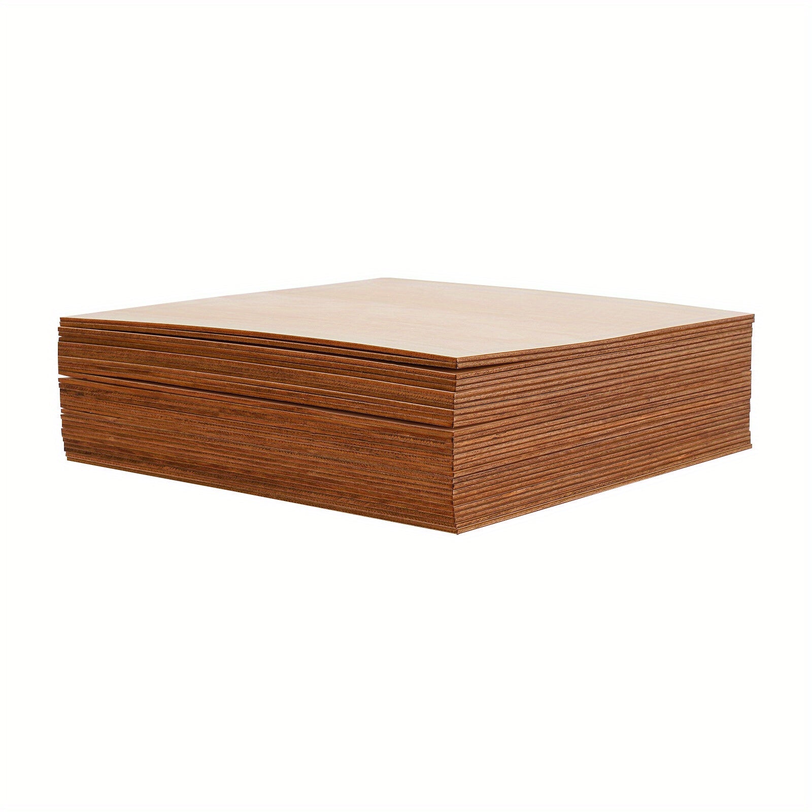 Paquete de 30 paneles de contrachapado, 300 x 300 x 3 mm, madera de tilo engrosada para manualidades, contrachapado para proyectos láser, manualidades de bricolaje, maquetas, pintura, cuadros grabados