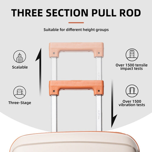 1 pieza de equipaje premium 100% PP | Tamaño de mano de 20", resistente a pisotones y no deformable, capacidad expandible, aprobado para el embarque | Disponible en varios colores: Rojo, Gris Oscuro, Gris Claro | Estilo de moda con asa telescópica y rueda