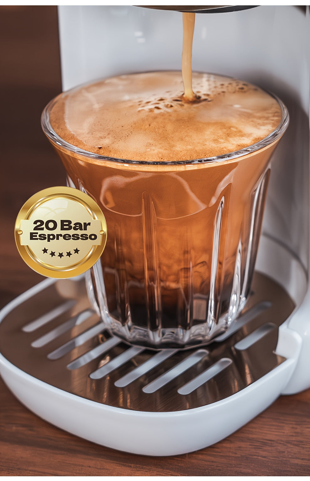 Cafeteras de cápsulas | Cafetera HiBREW 5 en 1 para cápsulas múltiples, café caliente/frío, DG Cappuccino Nes, para cápsulas pequeñas ESE Pod y