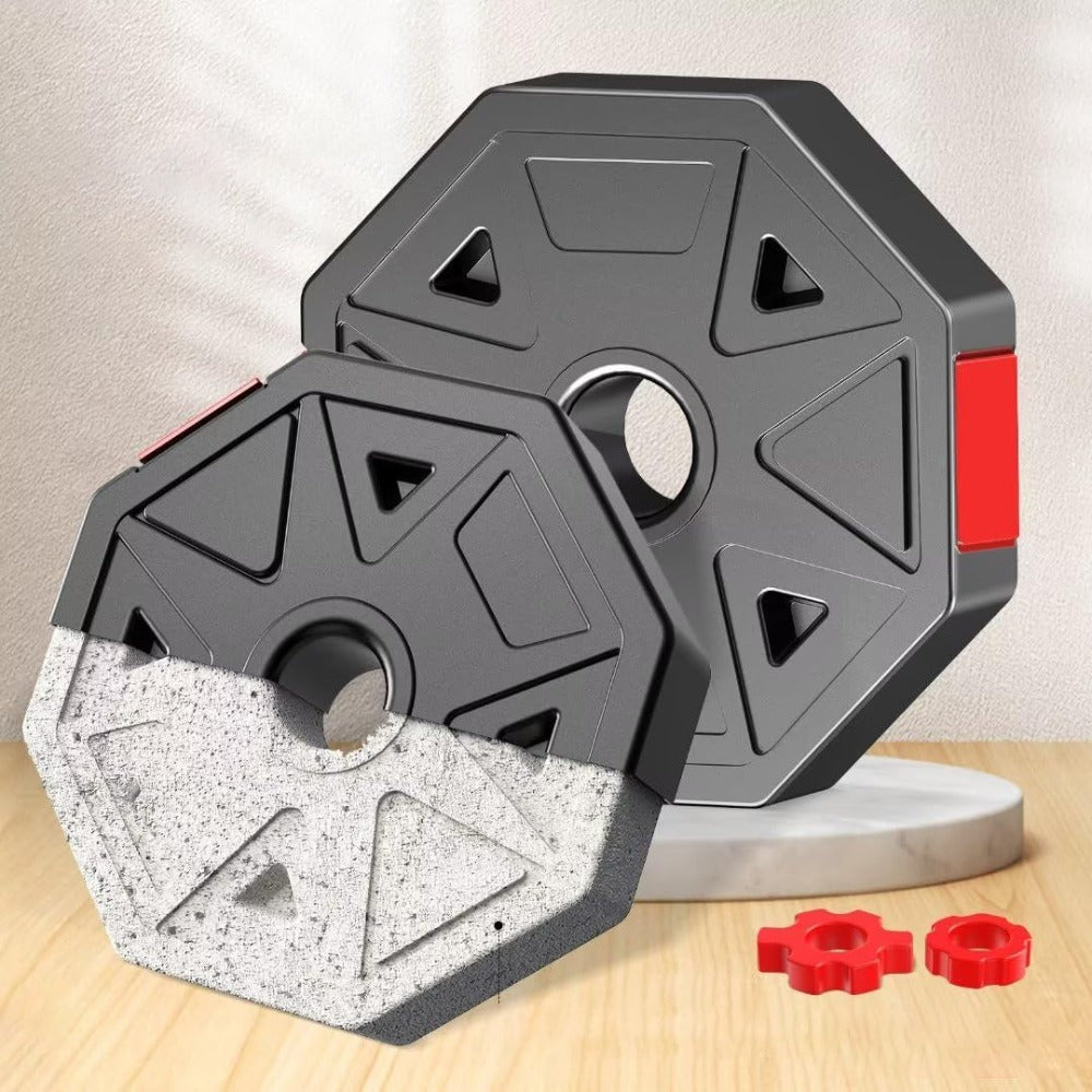 Juego de mancuernas ajustables,Forma Octogonal, pesas ajustables y agarre cómodo, equipo de entrenamiento para entrenamientos versátiles en casa y gimnasio, unisex
