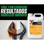 EQM - ECO-804 - Eliminador de Óxido Profesional - Remueve el óxido Completamente - Recupera el Color Original del Metal - Efecto inmediato
