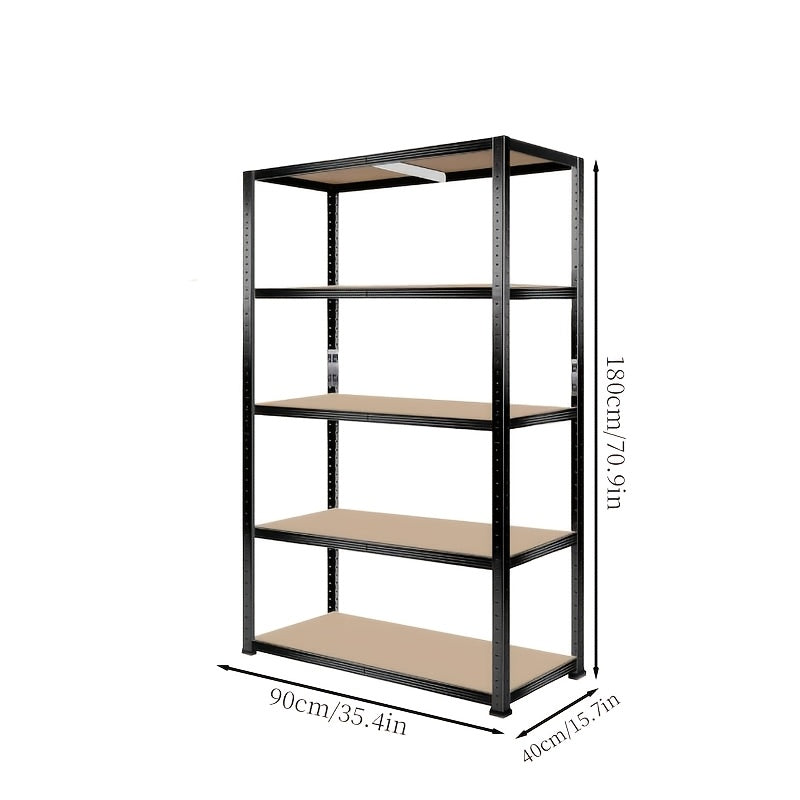 Estantería de almacenamiento para orden en hogar, baño y cocina | 5 niveles y metal y ajustable