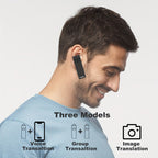 PEIKO WOLRD Auricular con Traductor de Idiomas: Soporte para 136 Idiomas, Traducción en Vivo y Voz Sin Conexión a Internet (11 Lenguas)