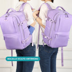 Mochila de cabina expandible 40x25x20-25cm | compartimiento para zapatillas | Mochila casual compatible con portátil 14 pulgadas