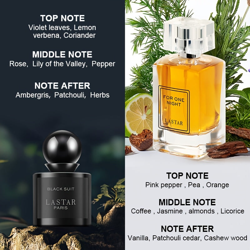Juego de 5 botellas de perfume para hombre, almizcle clásico, pachulí, vainilla, café, fragancia de larga duración, agua de tocador para hombre, colonia para hombre, apto para múltiples ocasiones, empaquetado individualmente, regalo festivo, Día del Padre