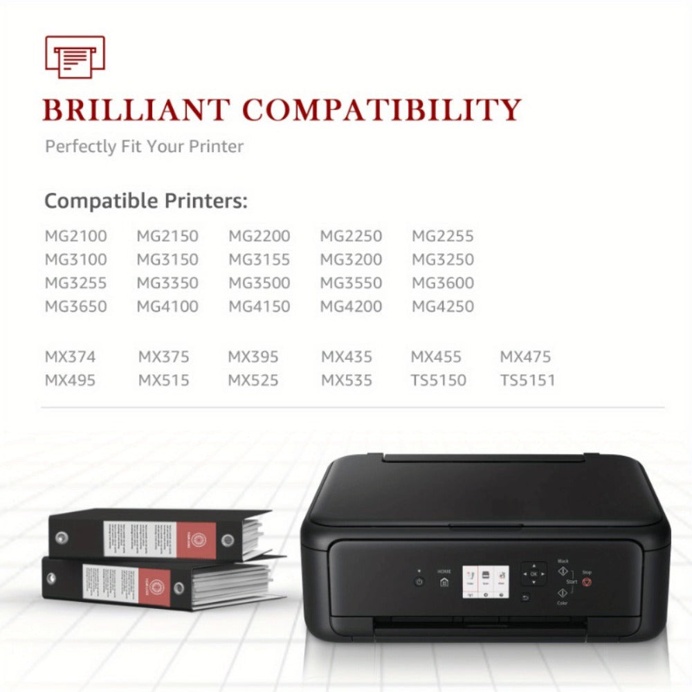 Paquete de 2 cartuchos de tinta de repuesto PG-540XL CL-541XL para Canon PIXMA TS5150 TS5151 MG3650 MG3650S MG3600, también se adapta a las impresoras MG4250 MG3350 MX475 MX530 - Negro y color