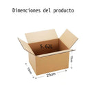 Caja de cartón marrón ondulado (Pack de 12-20 unidades) – 5 tamaños disponibles – Embalaje resistente para envíos y mudanzas – Fabricado en España