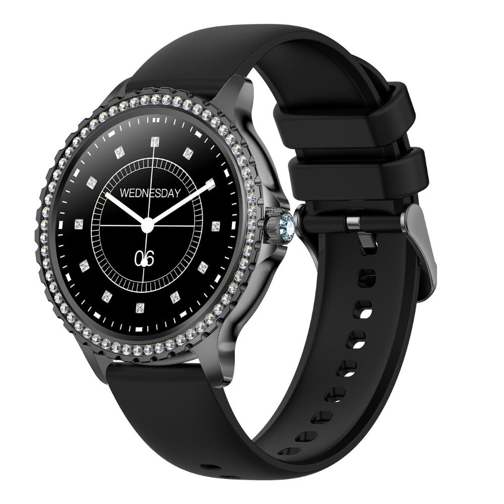 SIEMORL Smartwatch para Mujer con Pantalla Táctil Completa de 1.32 pulgadas, Smartwatch con Llamada Inalámbrica, Rastreador de Actividad Física con 20 Modos Deportivos, Diales Exclusivos, Relojes Inteligentes Impermeables para iPhone Android, Pulsera Depo
