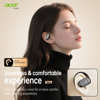 Auriculares Bluetooth | [Acer Original Oficial] Auriculares Estéreo Inalámbricos TWS, Graves Potentes, Reducción de Ruido en Llamadas Estéreo