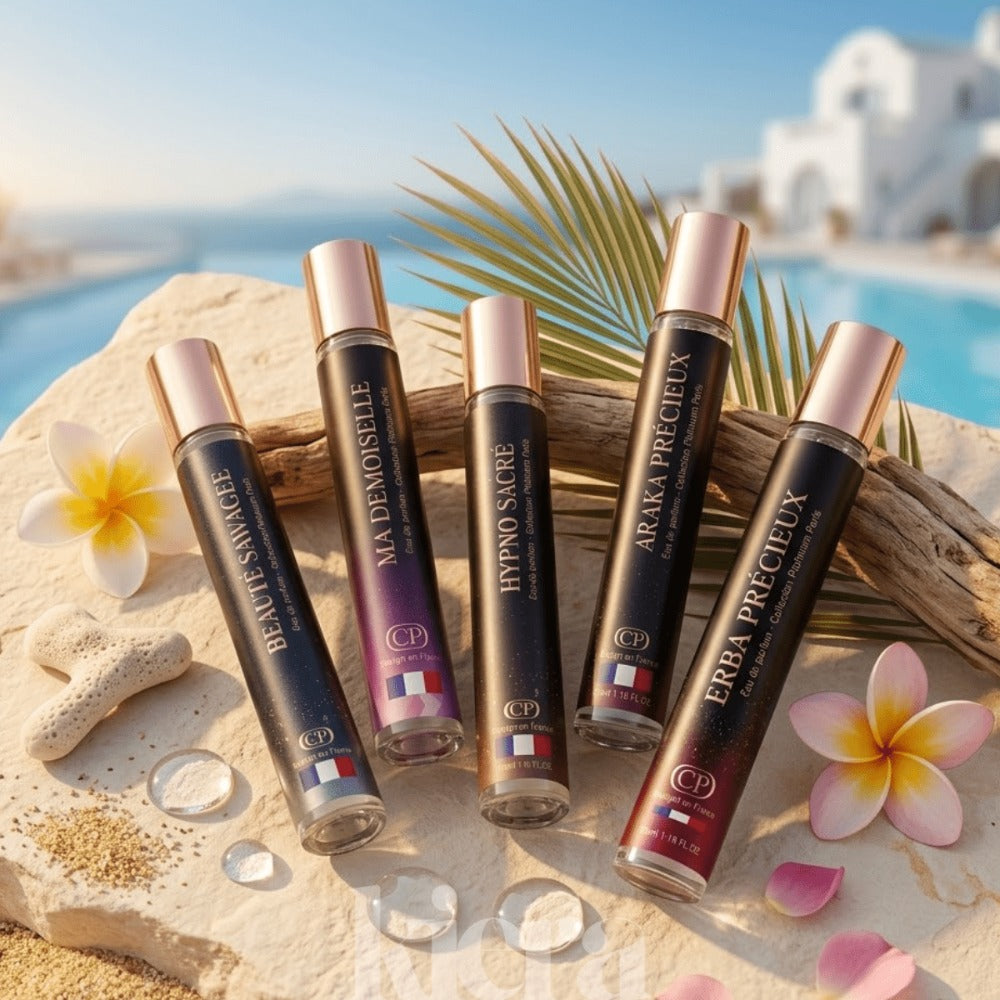 Perfume de bolsillo - Juego de 5 piezas de Eau de Parfum de 35 ml Colección Platino