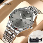 Dianpai Reloj mecánico automático de caja de latón para mujer, sofisticado y elegante, con un estilo deportivo casual y moderno, perfecto como regalo de cumpleaños