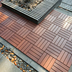 Baldosas de plástico entrelazadas para terraza, paquete de 54 baldosas impermeables para pisos de patio para uso en exteriores e interiores - Ideal para porche, piscina, balcón, patio trasero - Fácil instalación y material PP resistente
