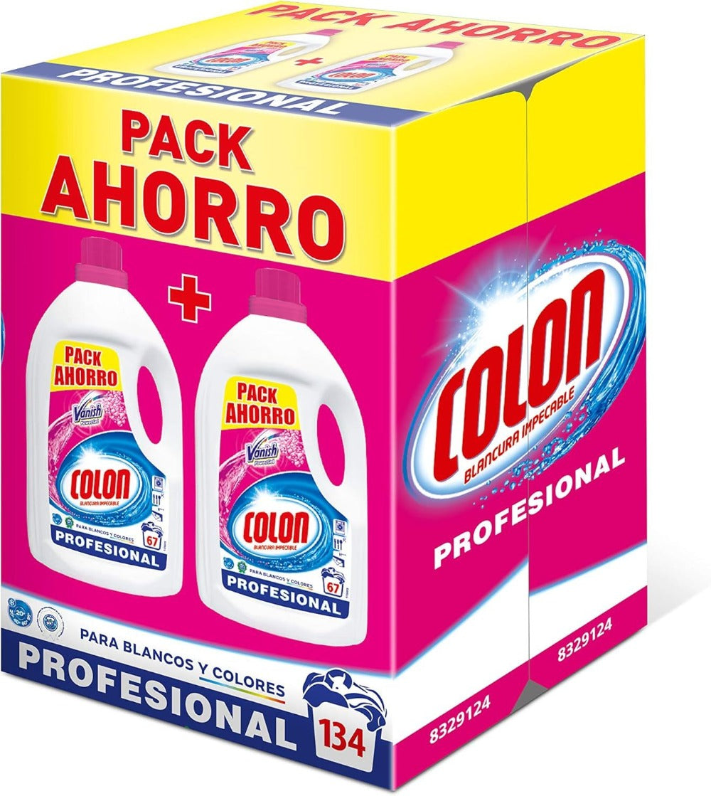 Colon Detergente Profesional Formato Gel Vanish Powergel (134 lavados)