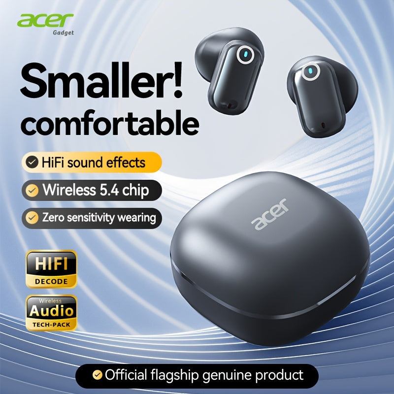Auriculares Bluetooth | Los auriculares inalámbricos Acer OHR501 presentan un diseño semi-intrauditivo con cancelación de ruido, lo que