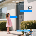 ANRAN Cámara de Luz Solar de Pared, una Cámara de Seguridad Solar para Exteriores que se Convierte en una Luz de Pared, Cuenta con Conectividad Inalámbrica 2.4G para la Seguridad del Hogar, Detección de Movimiento con IA, Iluminación Activada por Movimien