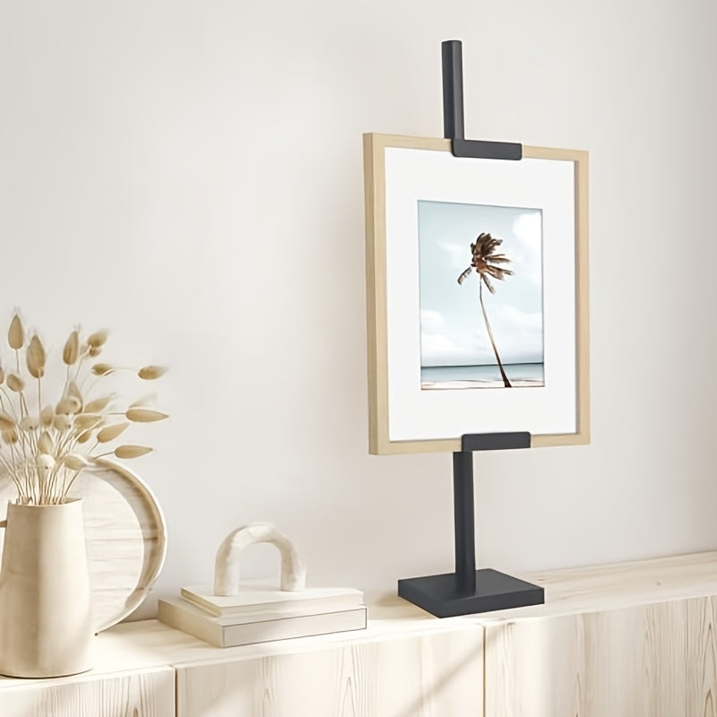 Soporte de Caballete para Artista, Caballete Dorado Ajustable, Juego de Soportes para Pintura al Óleo con Marco, Estante Decorativo para Colgar Cuadros, Ideal para Lienzo y Dibujo, Exhibición en Mesa o Suelo, Tablero de Dibujo