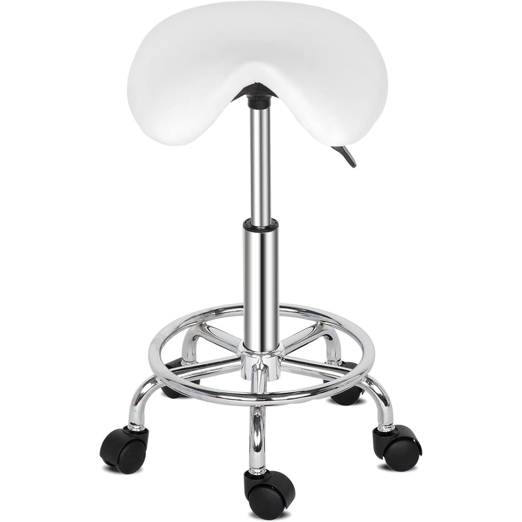 Bonnlo Taburete | Altura Ajustable, Giro de 360°, Taburete de Trabajo para Oficina, Salón, Bar