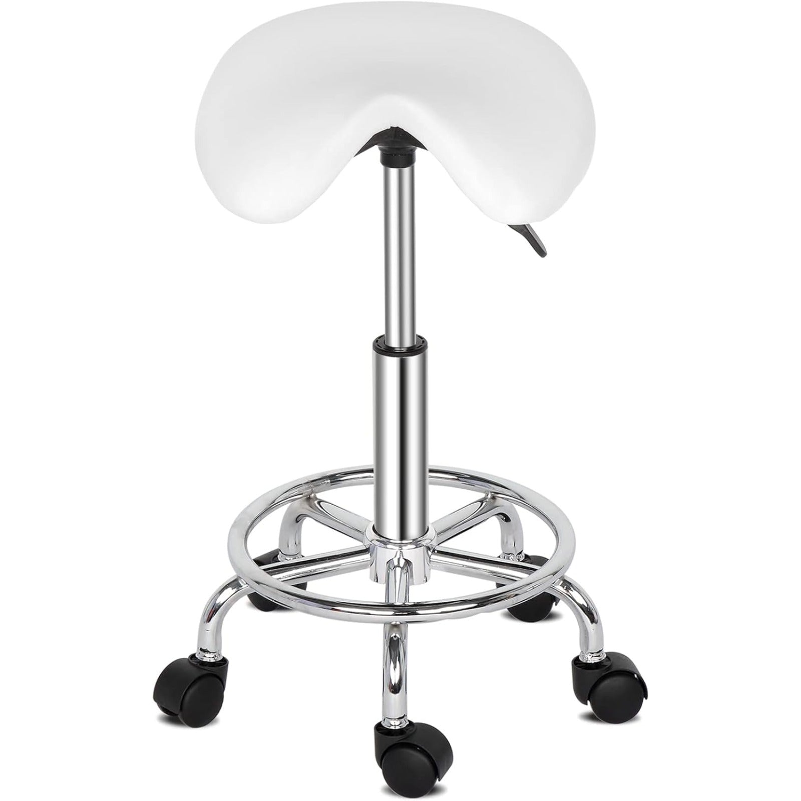 Bonnlo Taburete | Altura Ajustable, Giro de 360°, Taburete de Trabajo para Oficina, Salón, Bar