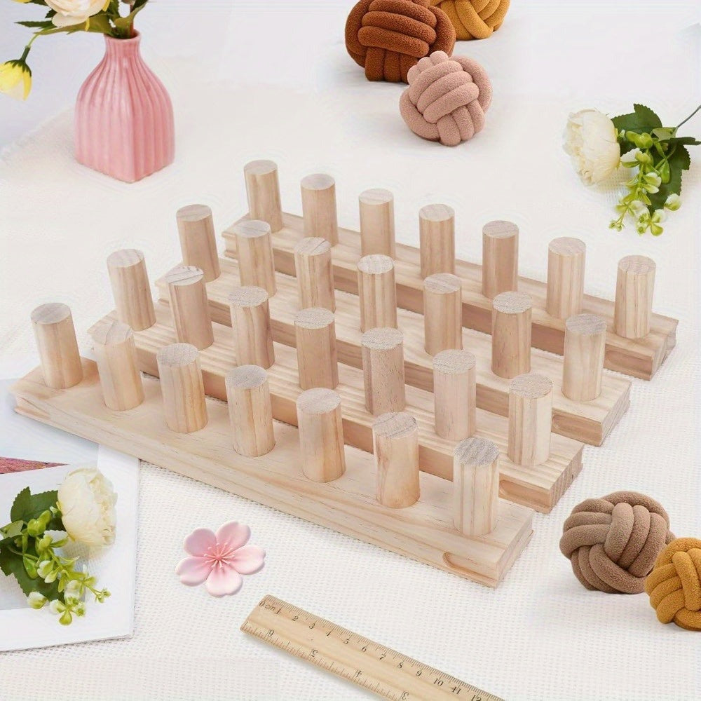 Telar para manta de hilo grueso de 139.7 cm - Kit de tejido a mano de tamaño ajustable para proyectos con hilo grueso, operación fácil, mantas acogedoras hechas a mano | Ideal para principiantes del bricolaje