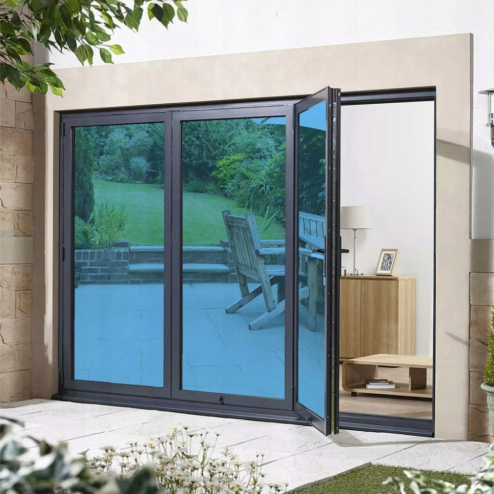 Película de aislamiento térmico y protector solar para ventanas con kit de instalación, 300 x 75 cm, efecto espejo veneciano, color plateado, reducción de deslumbramiento, bloqueo de rayos UV, revestimiento antiarañazos, resistente a la intemperie, autoad