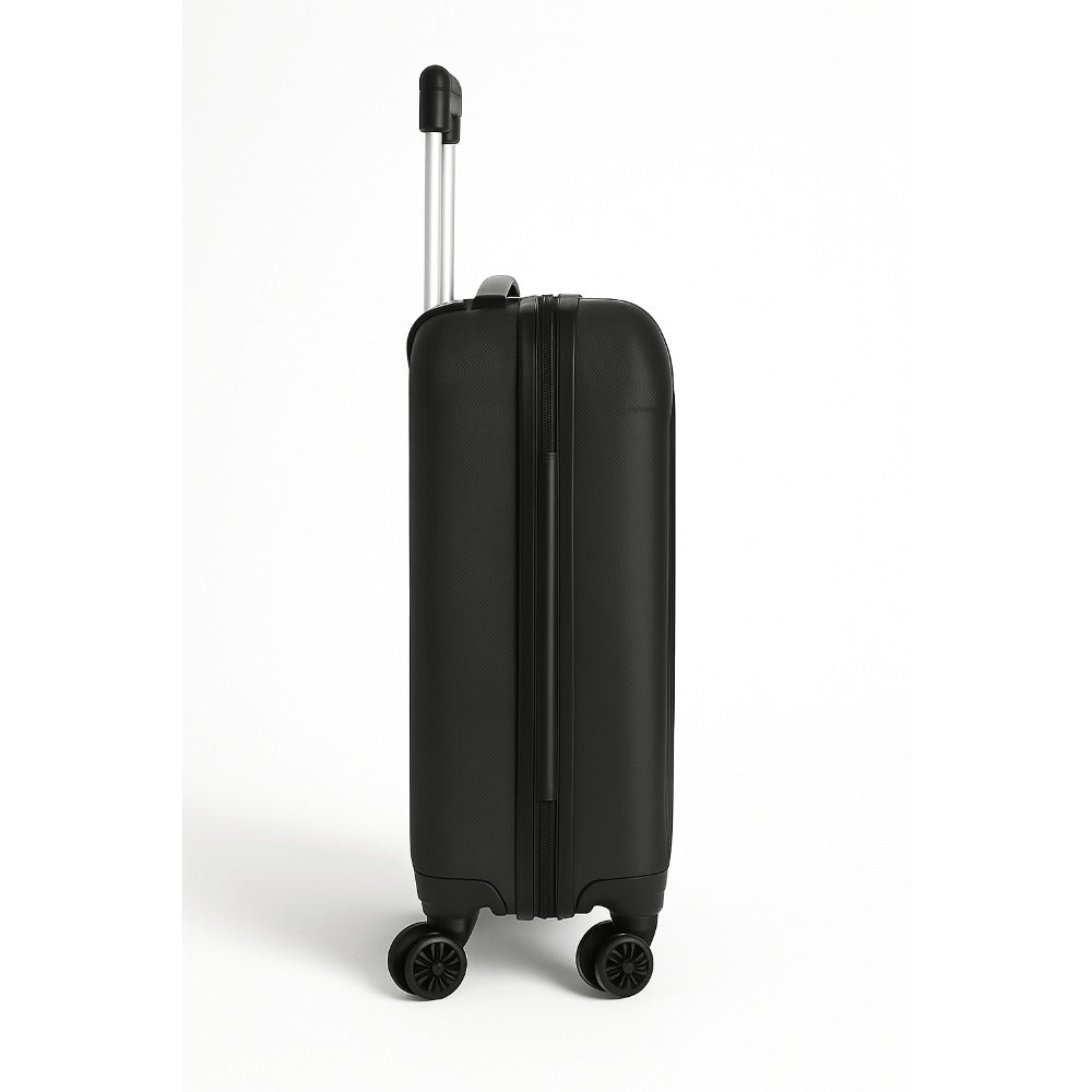 Maleta Avión Equipaje de Mano Viaje Cabina Trolley ABS Rígida 4 Ruedas Maleta de cabina rigida con asa telescopica 55x35x20CM