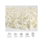 70–150 cm Almohada extra larga, Almohada Copo de Viscoelástica con Aloe Vera - Desenfundable y Termorregulable - Alivio Cervical