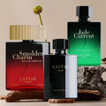 [Perfume de Larga Duración] Set de 3 Botellas de Perfume de Gran Capacidad para Hombre, Colonia de Feromonas para Hombre, Eau de Toilette de Lujo, Fragancia de Sándalo Ámbar Almizcle, Fragancia Duradera y Rica, Adecuado para Citas, Fiestas, Trabajo Diario