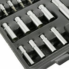 Juego de herramientas de 108 piezas Vasos para Llaves Carraca, incluye Llave de Trinquete, Ideal para Bricolaje, Reparación o Trabajos Mecánicos