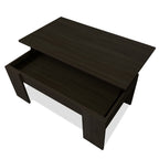 Mesa de Centro Elevable Nyana Home Mesa Multifuncional con Almacenaje Oculto Estructura Robusta y Estable Desplegable con Doble Altura