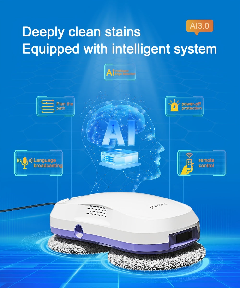 Robot limpiacristales automático de doble rociado | Para ventanas de hogar y oficina