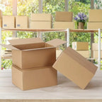 Caja de cartón marrón ondulado (Pack de 12-20 unidades) – 5 tamaños disponibles – Embalaje resistente para envíos y mudanzas – Fabricado en España
