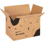 Pack 10 Cajas Carton para Mudanzas y Almacenaje Ultra Resistentes con Asas