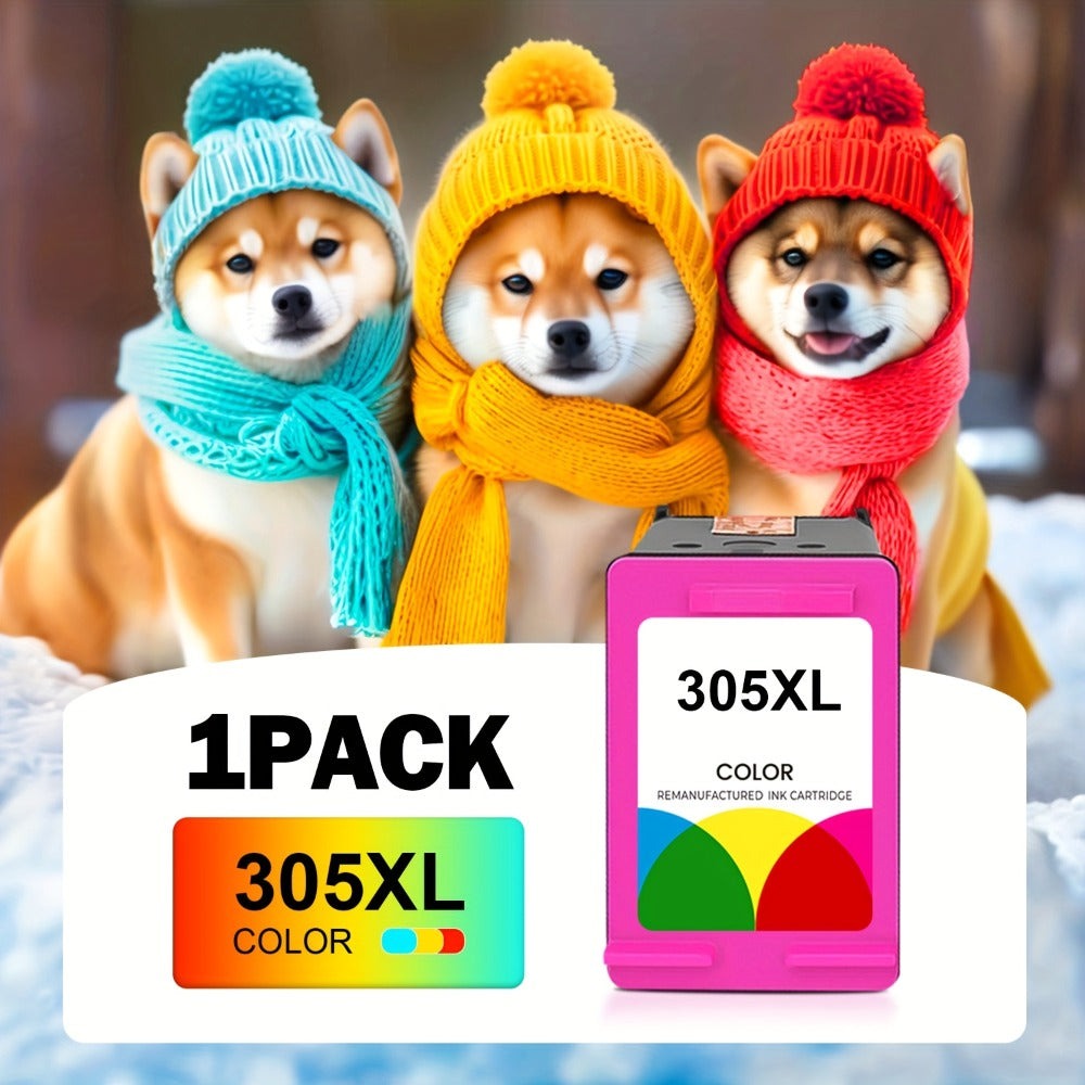 Cartuchos de tinta de color compatibles 305XL 305 para impresora HP Deskjet 6000 6055 6400 6458 6458e 6455e