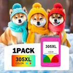 Cartuchos de tinta de color compatibles 305XL 305 para impresora HP Deskjet 6000 6055 6400 6458 6458e 6455e