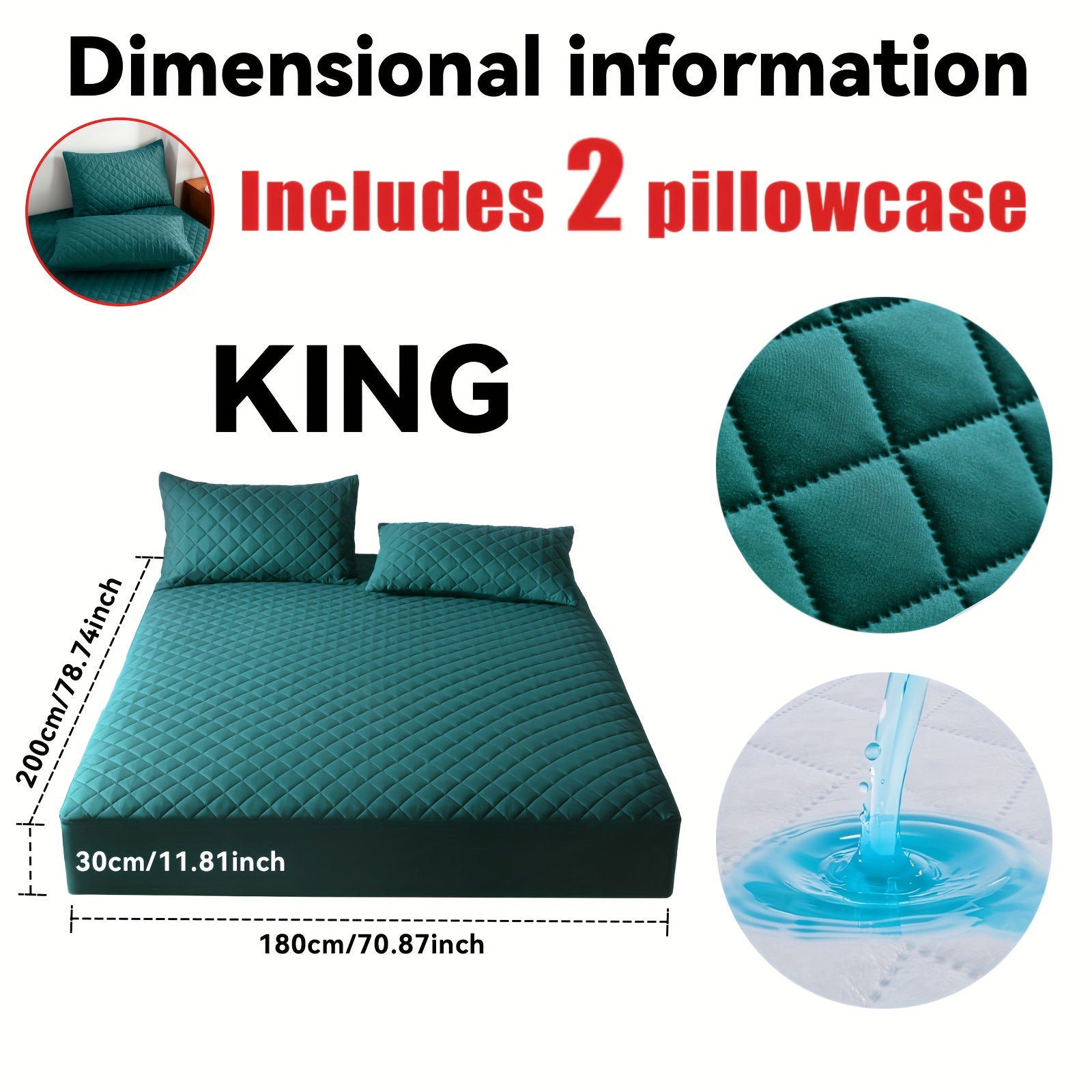 Juego de sábanas ajustables multicolor de 2/3 piezas, protector de colchón, juego de sábanas ajustables antideslizantes, protector completo, uso para hotel, hogar, habitación de invitados, dormitorio, cobertura de tamaño completo