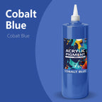 Set de Pintura Acrílica de 12 Colores | Botella con Boquilla de 500ml/16.91oz, Pintura Acrílica para Madera, Ropa, Cerámica, Tela | Pintura Profesional Hecha a Mano, Suministros para Pintura de Madera y Lienzo para Artistas, Adecuado para Aficionados a la