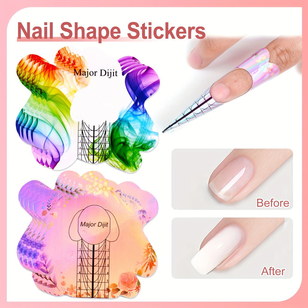 Set de estudio de uñas con máquina y lámpara - El set incluye polvo acrílico, corrector de imperfecciones, accesorios para arte de uñas, diseño de gel - Set completo para hogar y salón