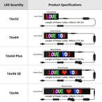 Pantalla LED programable por aplicación | Tienda, evento y señalización
