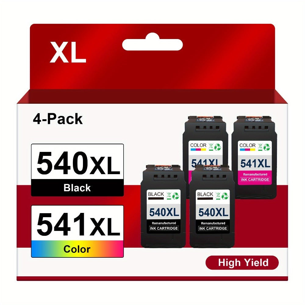 Cartuchos de tinta compatibles con los cartuchos de impresora Canon 540 541 XL compatibles con los cartuchos de impresora Canon TS5150 TS5151 MG4250 MG3650 MG3650s MG3350 MG3600 MX475
