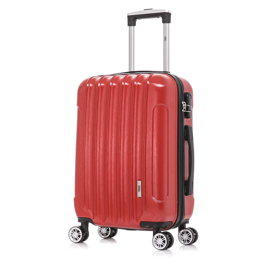 Maleta de Cabina Policarbonato 55x40x20cm (40L) - 20 Pulgadas - Negro/Azul/Amarillo/Rojo/AzulMarino/Plaeada/RosaDorada/Menta