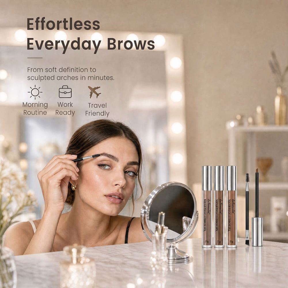Kit de maquillaje de cara completa (con herramientas), base mágica coreana, set de maquillaje para mujer, rímel marrón, herramientas de maquillaje, kit de herramientas de cosméticos completo, set de belleza completo que incluye base, colorete, brillo de l