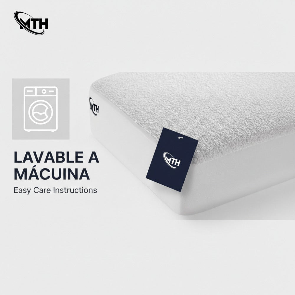Protector de colchón ajustado impermeable, funda de sábanas de algodón terciopelo de 30 cm de profundidad, bolsillo ajustable, protector de terciopelo suave adecuado para todas las camas, incluidas camas individuales/dobles/camaras king, lavable a máquina