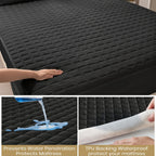 Protector de colchón para protección y confort de la cama | Ajustable y Impermeable