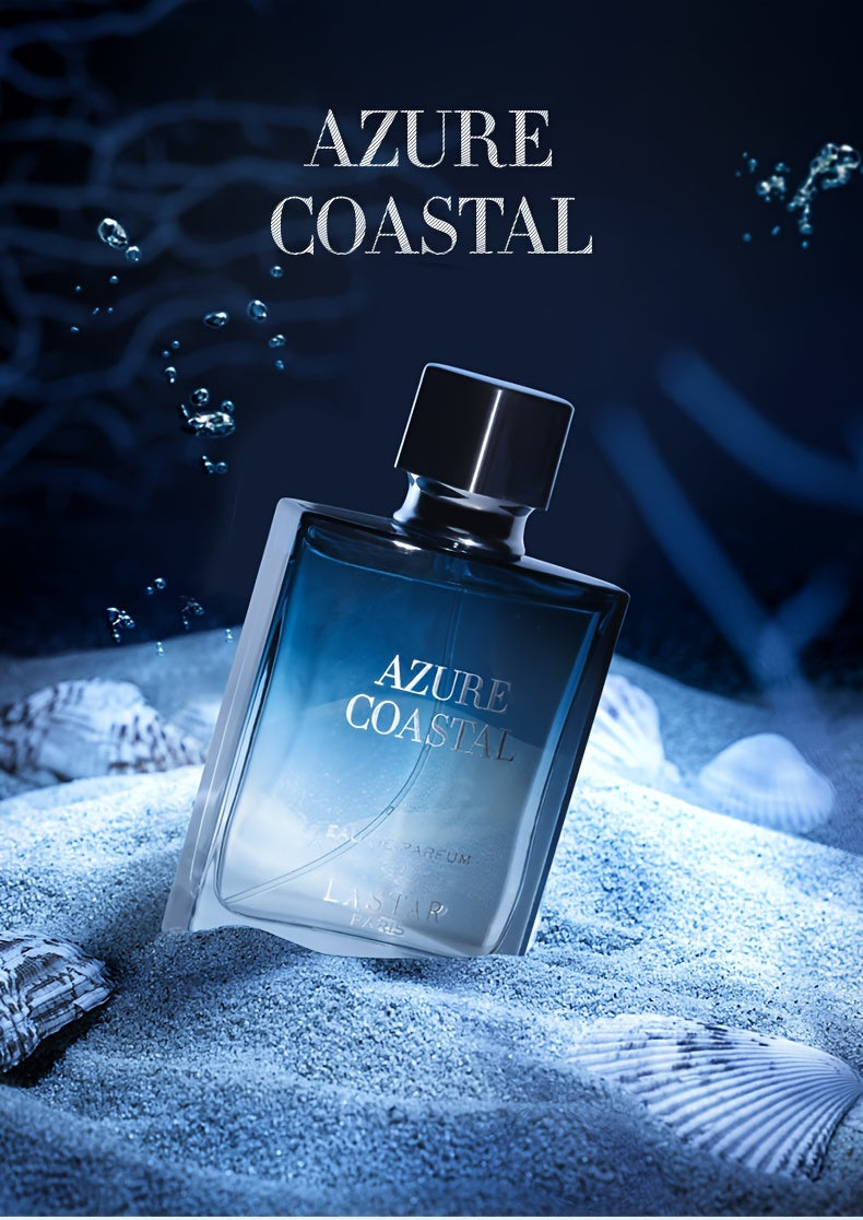 Colonia para Hombres Ocean, Fragancia Exclusiva de Océano, La Combinación Perfecta de Brisa Marina Fresca y Aroma de Madera, Ideal para Citas y Uso Diario, Muestra el Encanto Profundo del Hombre, Frescura Duradera, Caja de Regalo, Excelente Regalo para el